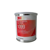 3M 1099單組份（fèn）可加熱固化膠粘劑氯丁橡膠電子膠 淺黃褐色946ml