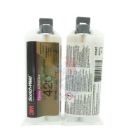 3M DP420雙組份室溫固化環氧樹脂結構膠（jiāo）膠黏劑DP膠 黑色50ml